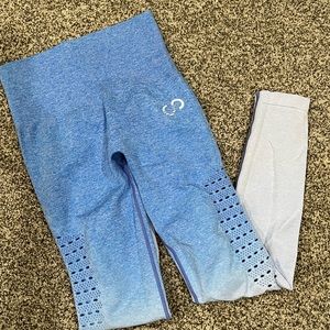 Curve and combat ombre leggings with booty scrunch